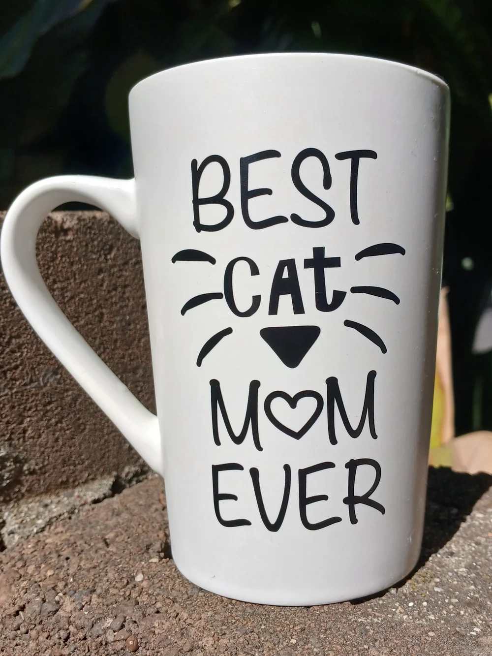 Best Cat Mom Ever Coffee Mug White Ceramic Cat Lover Gift Microwave Safe